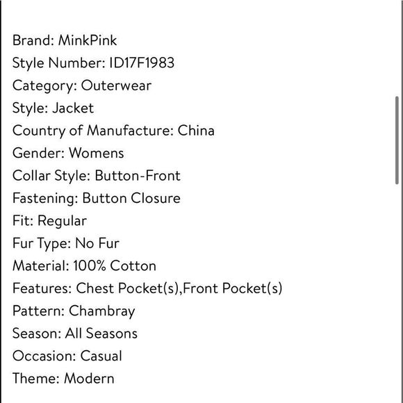 MinkPink Patched Denim Jacket - Picture 13 of 14